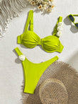 The Husky Green Bikini set