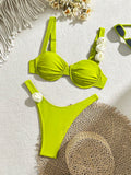 The Husky Green Bikini set