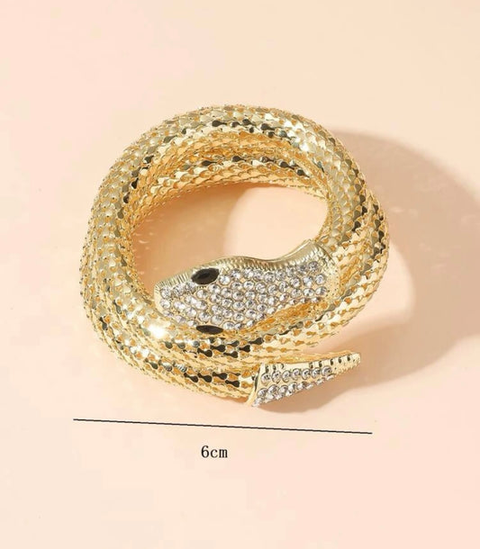 Rhinestone Snakey Bracelet