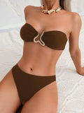 3pcs La Foste Bandeau Bikini