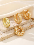 4Pcs Extra Ordinary Personality Earrings