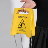 Caution Side Shoulder bag