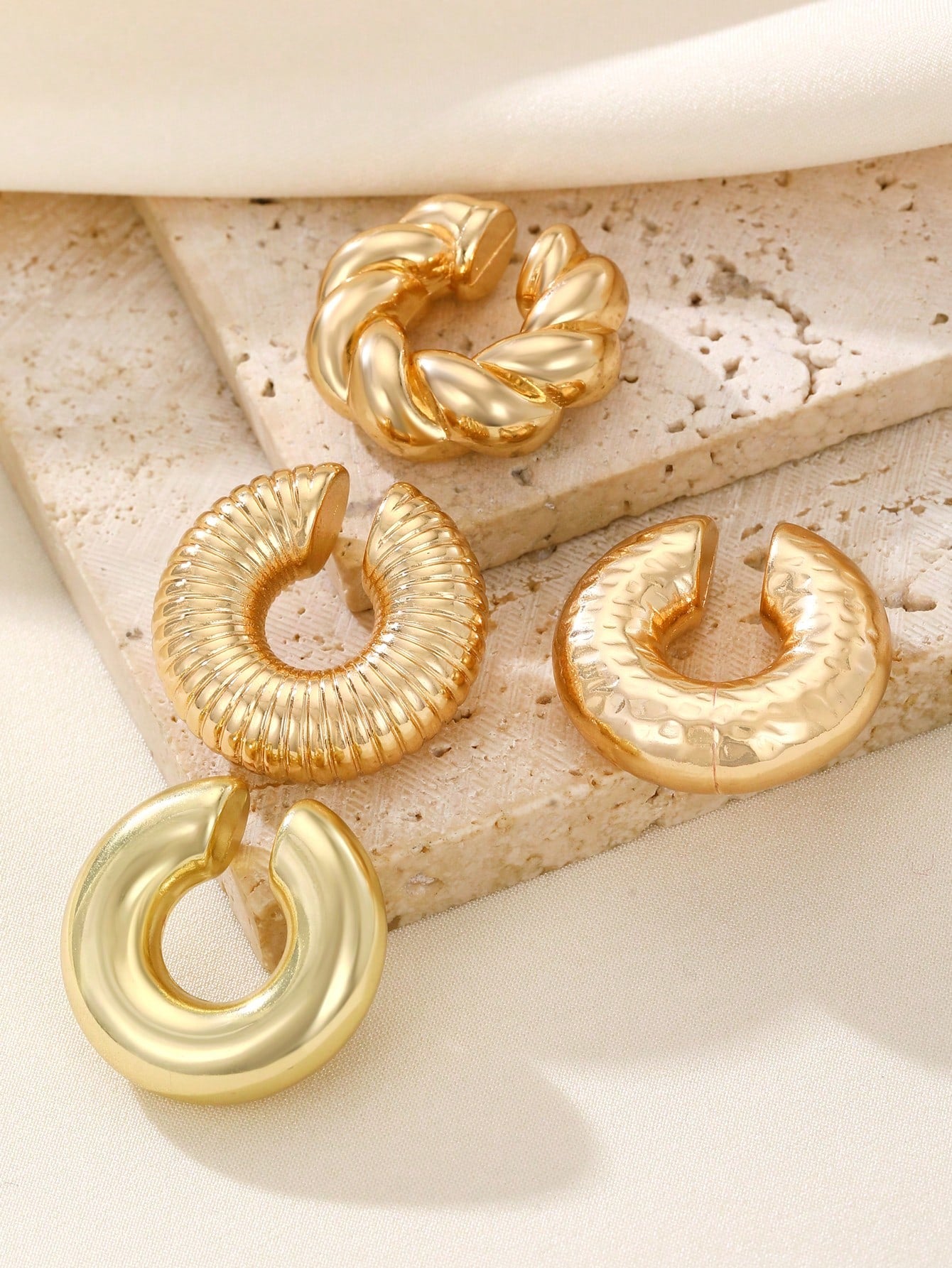 4Pcs Extra Ordinary Personality Earrings