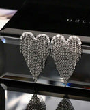 Heart drop Earrings