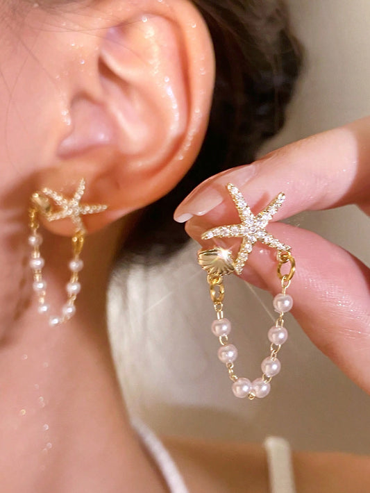 Star Beaded Earrings