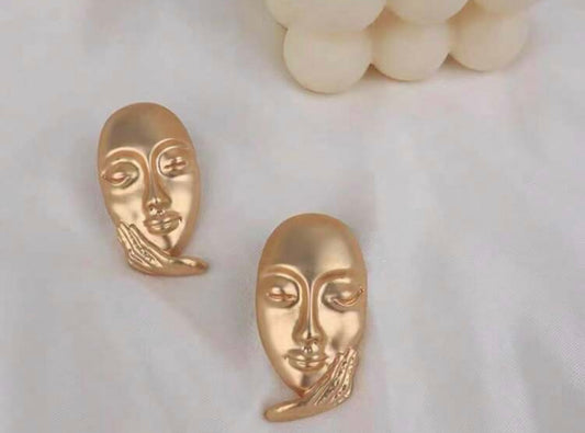 Face Structured Earrings