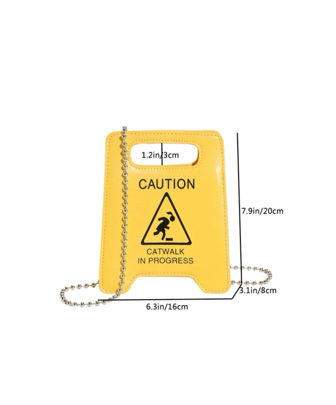 Caution Side Shoulder bag