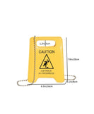 Caution Side Shoulder bag