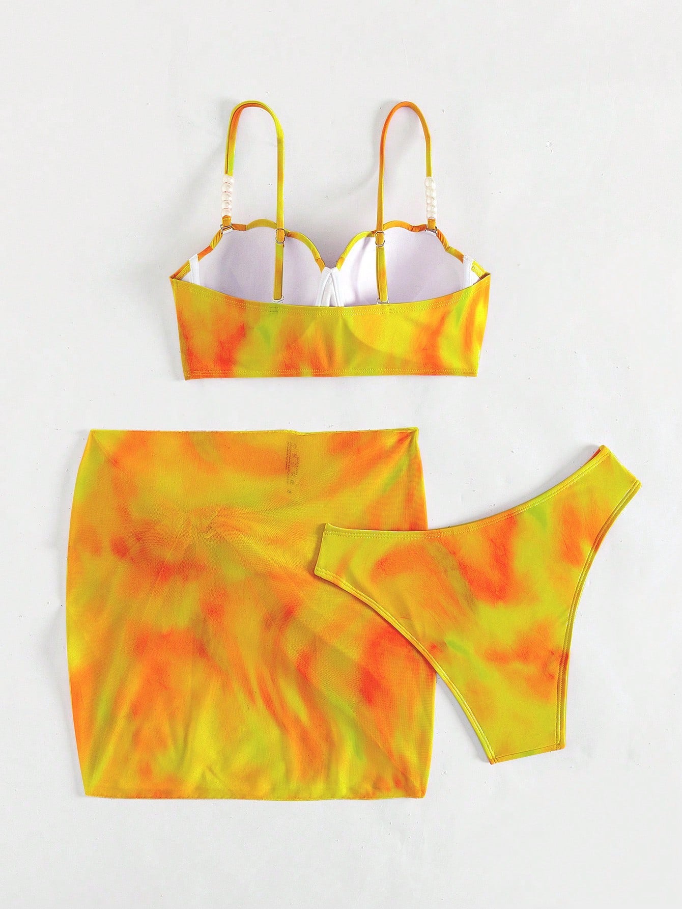 Ombre Bikini Set with Coverup