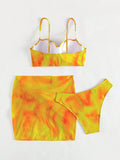 Ombre Bikini Set with Coverup