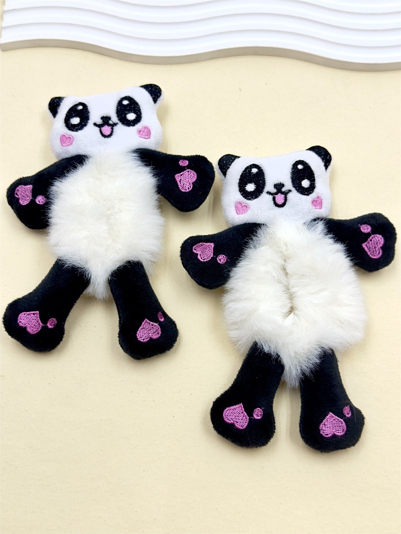 2pcs Panda Hair tie