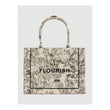 Flourish Beige Handbag