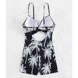 Palm One Piece Swim Set