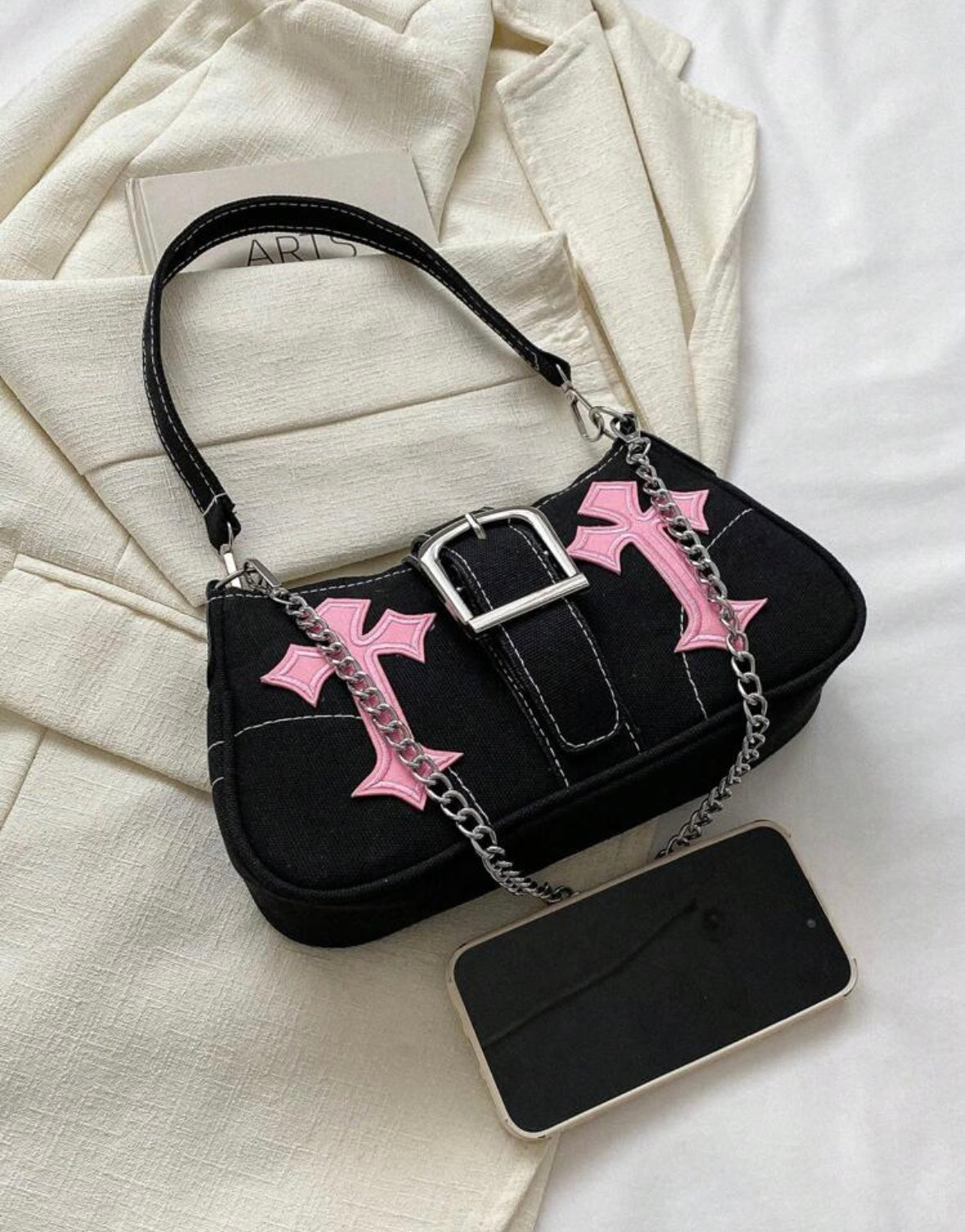 Minimalist Funky Punky Shoulder Bag