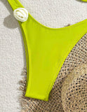 The Husky Green Bikini set