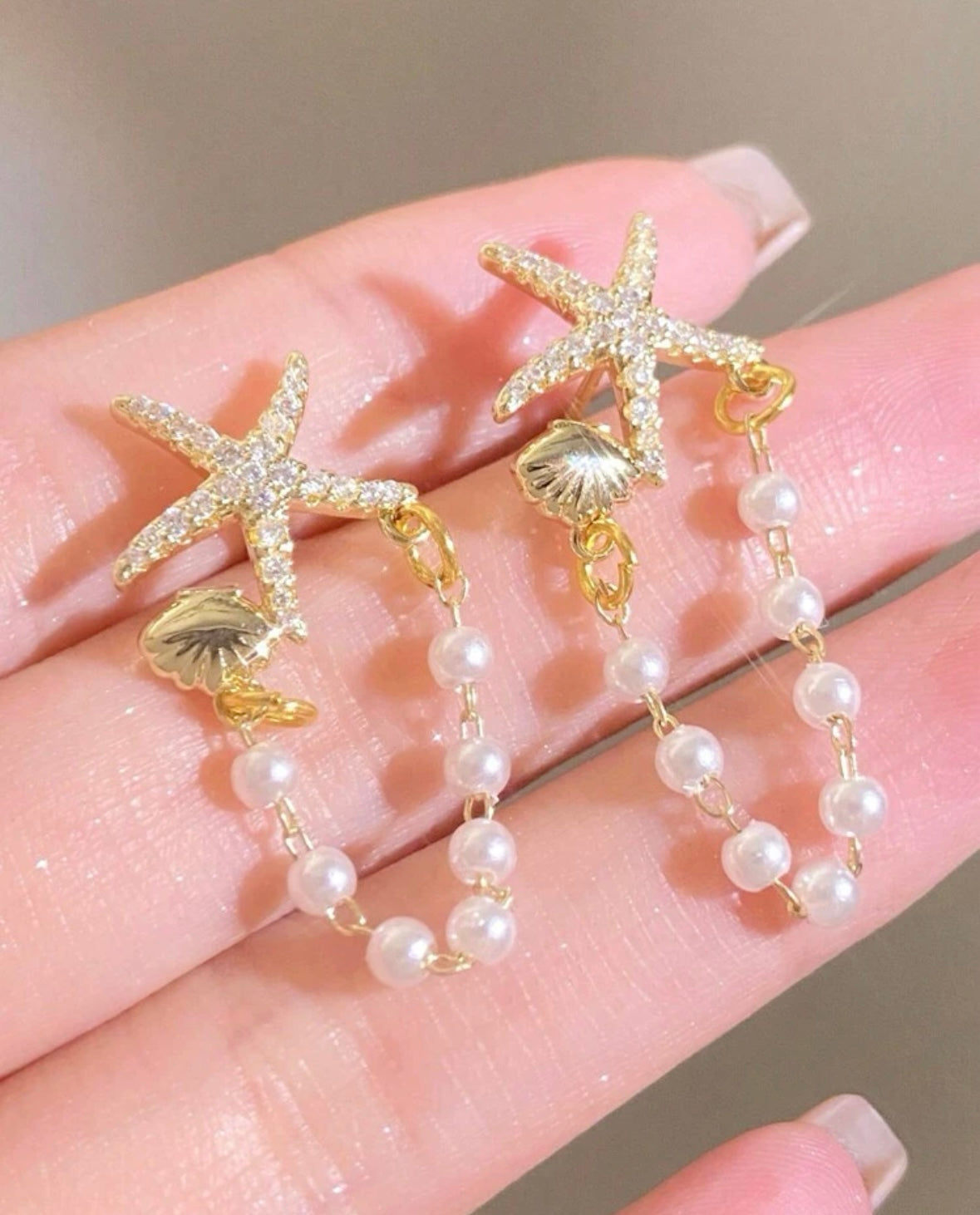 Star Beaded Earrings