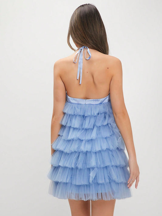 Enchant Layered Ruffle Dress