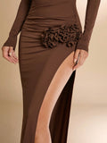 Persian Leche Slit Dress