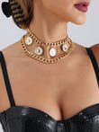 Roman Double Layered Neckpiece