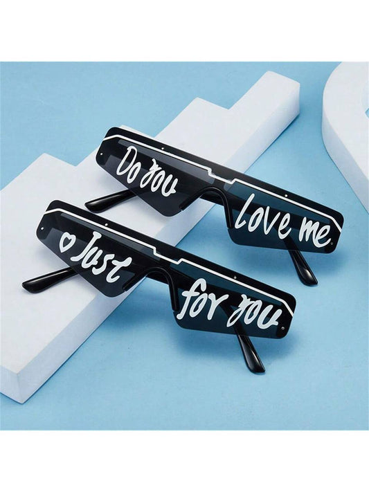 2pcs French Love Sunglasses