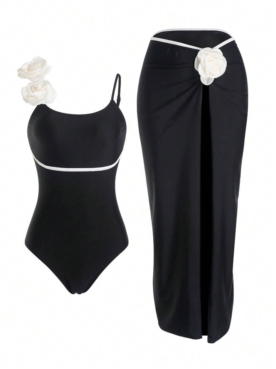 Oasis One-Piece Swimsuit + Skirt