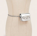 Dramatic Silver Waist Belt